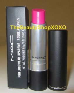 NIB MAC Beth Ditto DEAR DIARY Bright Neon Pink Pro Longwear Lipcreme 
