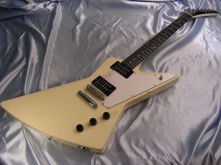2008 Gibson Explorer USA White 1976 Reissue 76 RI w OHSC