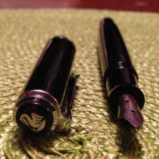 Pelikan M205 Black Fountain Pen w/ Custom XXXXF Super Needlepoint Nib