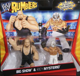 Big Show Rey Mysterio WWE Rumblers Toy Wrestling Action Figures