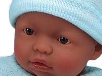 Mini La Newborn 9 5 Blue Blanket Black Berenguer Doll