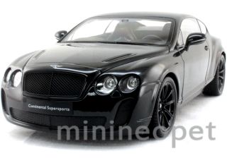 WELLY BENTLEY CONTINENTAL SUPERSPORTS COUPE 1 18 DIECAST BLACK