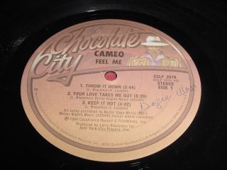 Cameo Feel Me 12 LP R B Funk Chocolate City