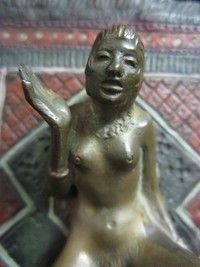 Antique Bergman Signed Vienna Bronze Figure Erotica