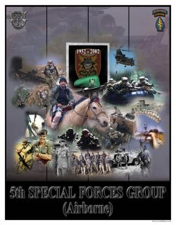 Green Berets 5th Special Forces Special Ops Poster