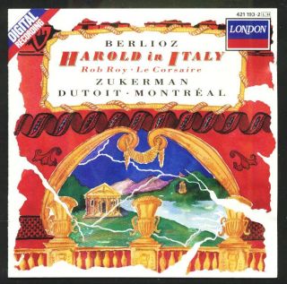 Berlioz Harold in Italy Zukerman Dutoit 1988 CD 028942119321