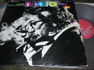 Luciano Berio LP Decca A Ronne Swingle II Cries of London Head 15 1976 
