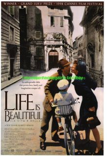 Life Is Beautiful Movie Poster Very Very RARE Original