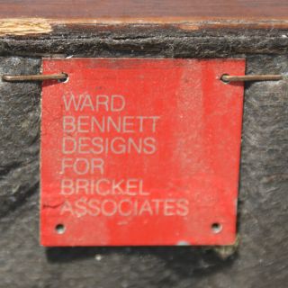 Ecofabhouse Ward Bennett Brickel Walnut Side Arm Chair