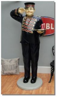 Benny The Butler Lifesize Comedian Porter Statue Hill Funny Man Bell 