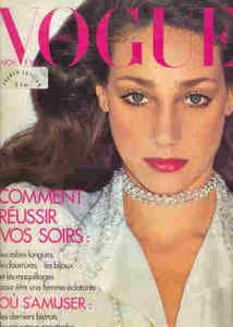 VOGUE PARIS November 1973 Marisa Berenson Helmut Newton Jacqueline 