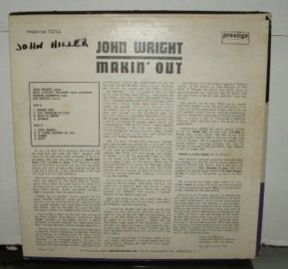 John Wright   Roy Brooks MAKIN OUT   ORIG Prestige LP   MONO