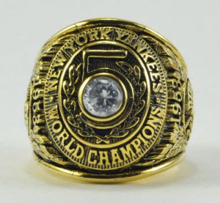   New York Yankees Championship World Series Ring Mantle Berra