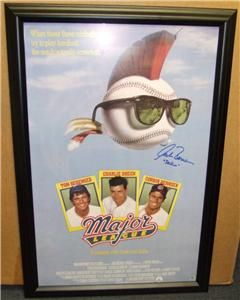 Corbin Bernsen Autographed Major League Framed Movie Poster COA 