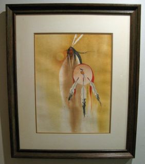 Bert Seabourn Native American Signed Watercolor Book