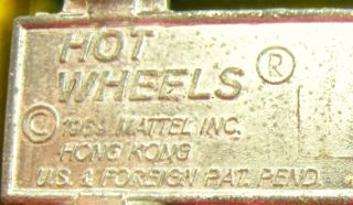 Hot Wheels Show Hoss 1969 Yellow Mustang Blackwall