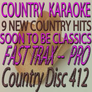 Top Country Tracks from Quik Hits Karaoke CDG Lot Fast Trax 412 New 