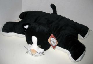 Bestever Black and White Kitty Cat Pillow Pal Pet New with Tag