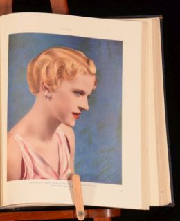 C1937 The Art and Craft of Hairdressing Colour Plates Foan Illustrated 