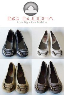 New Big Buddha Beat Ladies Flat Shoes Size 6 10