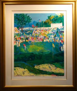 LeRoy Neiman Bethpage Black Course SN NR HAND SIGNED on paper Custom 