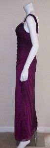 New Women Betsy Adam Purple Sleeveless Embellished Dress Size 8 2942 