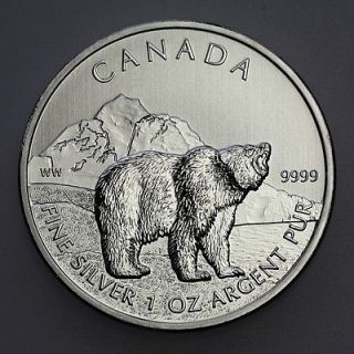 Newly listed 2011 Canada Grizzly 1oz Silver.9999 Fi​ne, Canadian 