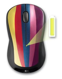 Brand New Logitech Wireless Mouse M310 Big Top Stripe
