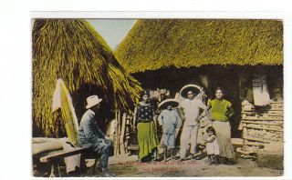   TX Mexican Dancers Early 1900s Postcard Bexar County Texas