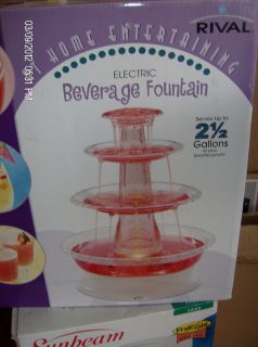 Rival at Home Entertaining Electric Beverage Fountain