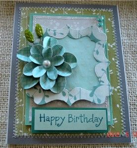Handmade Greeting Card *Happy Birthday* Fabulous Fridays TPHH 