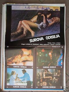Cross Country Richard Beymer YUGO Movie Poster 1983