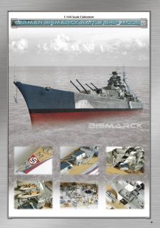 144 Bismarck German Battle SHIP Museum Quality Custom Made New Built 