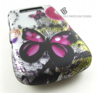 Bizarre Butterfly Hard Shell Case Cover Blackberry Torch 9800 2 9810 