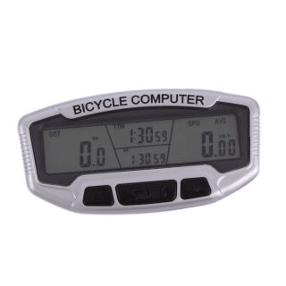 New Waterproof Bicycle Bike Cycling Computer LCD Odometer Speedometer 