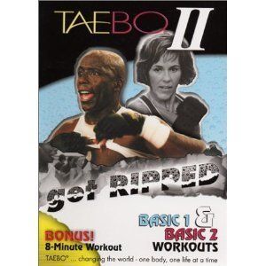 Billy Blanks Tae Bo II Get Ripped Basic 1 and 2 Workouts DVD Taebo New 