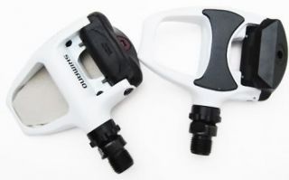   PD R540 WHITE SPD SL w/ Cleats Road Bike Pedals DuraAce 105 Compatible