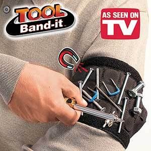 New Tool Band it Magnetic Adjustable Arm Band Belt + Wrist BandIt AS 