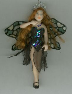 OOAK Fairy Princess Laura Original Art Ornament Sculpture Biel