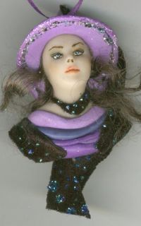   Halloween Witch Lab Mini Jane Charm Ornament 161 Sculpt Biel