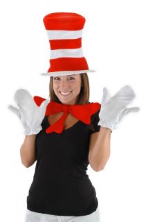 Dr. Seuss Cat In The Hat Costume Accessory Kit Adult *New*