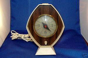 VINTAGE BROWN BIGELOW REMEMBRANCE TOP PROJECTION CLOCK ART DECO VERY 