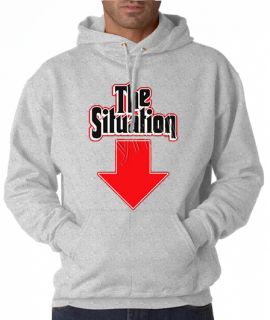 The Situation Jersey Shore Funny 50 50 Pullover Hoodie