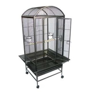 new large bird parrot cage dome top 28 l x 20 w x 60 h