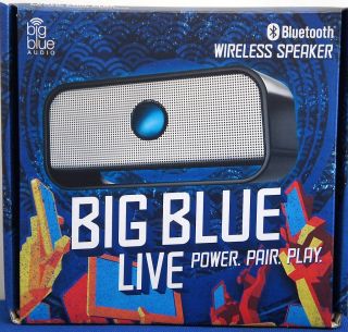 Big Blue Live Wireless Bluetooth Speaker (Black)**NEW**