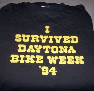 Vintage Daytona Beach Bike Week Shirt Funny 1994 XL