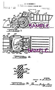  Patent document [Matted For Framing] for a Toy Truck by Mr. Birdsall 