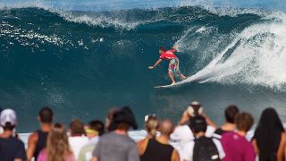 Pictured Jeremy Flores (FRA), 22, 2010 Billabong Pipe Masters in 