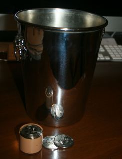 Owen Coin Pail with Silver Dollar Gimmick and 15 Owen Palming Coins NO 
