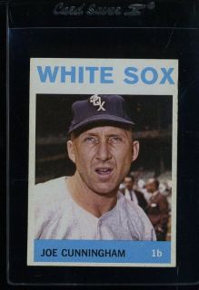 1964 Topps 340 Joe Cunningham EXMT Wax Stain Front 55606
